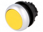 Switch: push-button | Stabl.pos: 2 | 22mm | yellow | Illumin: none | IP67