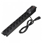 LESTAR 1966004970 power extension 1.5 m 230 AC outlet(s) Indoor Black