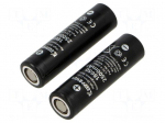 Re-battery: Li-Ion | 18650,MR18650 | 3.7V | 2500mAh | &Oslash;18.5x66.5mm