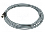 Cable: for sensors/automation | PIN: 8 | M12 female | straight | 5m
