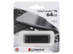 Pendrive | USB 3.2 Gen 1 | 64GB | DataTraveler 70 | black | USB C