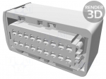 Connector: automotive | plug | female | MCP 1.5K | 60V | PIN: 18 | IP67