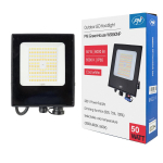 PNI GreenHouse LED Floodlight WS550NP 50W 230V Power Supply, Adjustable Color Temperature (3000K, 4000K, 6500K), Adjustable Light Intensity