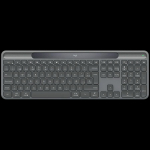 LOGITECH Slim Solar+ - GRAPHITE - US INT'L - 2.4GHZ/BT - INTNL-973 - UNIV B2C