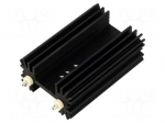 Heatsink: extruded | U | SOT93,TO218,TO220,TO247,TOP3 | black