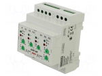 Automatic backup switch controller | for DIN rail mounting