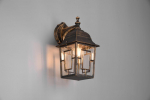 Trio Volturno sienas lampa E27 antique rust lantern downwards 205967128 4017807543582