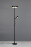 Trio Palermo LED stāvlampa matt black with reading light R45741132 4017807641363