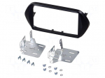 Radio frame | Fiat | 2 DIN | black