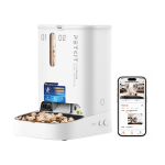 PETKIT YumShare Dual-hopper 2 Automatic Feeder with Camera | Capacity 5 L | Material ABS