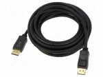 Cable | DisplayPort plug,both sides | PVC | DisplayPort 1.2 | 5m