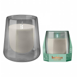 Bolsius CleanLight Scented Candle 95x85mm Cedarwood&Vetiver