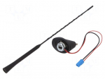 Antenna | car top | 0.4m | AM,FM | Opel | with amplifier | 0.3m | 12VDC