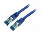 Patch cord | S/FTP | Cat 6a | RJ45 plug,both sides | stranded | Cu | 2m