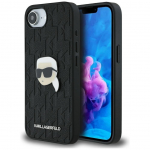 Other goods Karl Lagerfeld  Karl Lagerfeld Monogram Karl Head Pin iPhone 16e Case - Black
