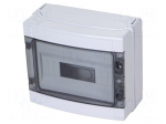 Enclosure: for modular components | IP65 | wall mount | grey | 40 CD