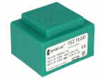 Transformer: encapsulated | 10VA | 230VAC | 6V | 6V | 833.3mA | 833.3mA