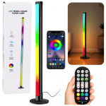 Tooted koju ja aeda // Erinevad kodu- ja majapidamistarvikud // Lampa Podłogowa LED Narożna Stojąca RGB Tryb Muzyczny Aplikacja Pilot 90cm