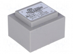 Transformer: encapsulated | 4.5VA | 230VAC | 9V | 9V | 0.25A | 0.22A | IP00