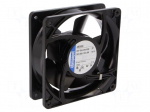 Fan: AC | axial | 230VAC | 119x119x38mm | 160m3/h | 46dBA | slide bearing