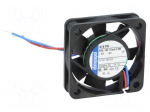 Fan: DC | axial | 40x40x10mm | 9m3/h | 26dBA | slide bearing | 6000rpm