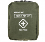 Mil-Tec First Aid Kit Midi Pack - Olive