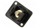Coupler | SMA socket,both sides | 50&Omega; | black | plastic | XLR standard