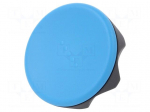 Knob | &Oslash;: 56mm | Ext.thread: M8 | 20mm | technopolymer (PA) | Cap: blue