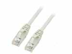 Patch cord | U/UTP | Cat 6 | RJ45 plug,both sides | stranded | Cu | 2m