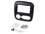 Radio frame | Opel | 2 DIN | black