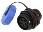 Connector: circular | socket | female | PIN: 5 | IP68 | SP21 | 30A | 500V