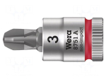 Socket: Phillips-bit | PH3 | 1/4" | 28mm
