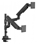 ICY BOX IB-MS702-T monitor mount / stand 144.8 cm (57") Desk Black