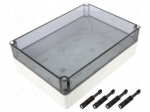 Enclosure: multipurpose | X: 180mm | Y: 254mm | Z: 84mm | TK PC | grey