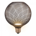 Dimmable LED bulb E27, 3.5W, 2700K, 300Lm, 100&deg;, DECOR LED FLAT GLOBE