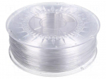 Filament: PET-G | 1.75mm | transparent | 220&divide;250&deg;C | 1kg | &plusmn;0,05mm