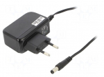 Power supply: switched-mode | volatage source | 12VDC | 1A | 12W
