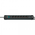 Brennenstuhl Premium-Line power strip 6-way (black, 3 meters, 2x USB)