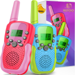 2x walkie talkie dla dzieci kr&oacute;tkofal&oacute;wka 2 sztuki zestaw łoki toki latarka