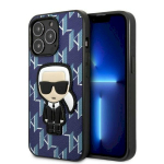 Karl Lagerfeld KLHCP13LPMNIKBL hardcase Monogram Ikonik Patch for iPhone 13 Pro / 13 6,1" / blue