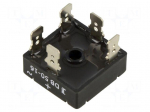 Bridge rectifier: three-phase | Urmax: 160V | If: 50A | Ifsm: 450A | THT