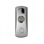 Exit Button, Cinz Alloy, No/Com, surface mounted