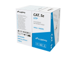 Lanberg Lan Cable CAT.5E UTP Solid CU LSZH Grey CPR + Fluke Passed