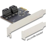 Kontroller Delock DELOCK 4-pordiline SATA PCI Express x1 kaart madala profiiliga