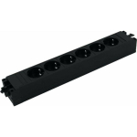 Bachmann pistikupesade riba STEP BASE 6-kohaline, must