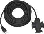 Brennenstuhl pikendusjuhe 25m H07RN-F3G1.5 IP44 Black