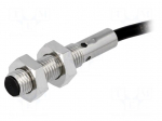 Sensor: inductive | Output conf: NPN / NO | 0&divide;1.5mm | 10&divide;30VDC | M8