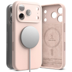 Ringke iPhone 17 Pro silikoonist magnetkaitse Pink Sand