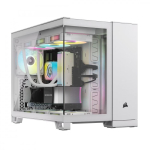 Korpus 2500X mATX iCUE keskmise torniga White RGB