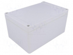 Enclosure: multipurpose | X: 120mm | Y: 180mm | Z: 90mm | 1555 | ABS | grey